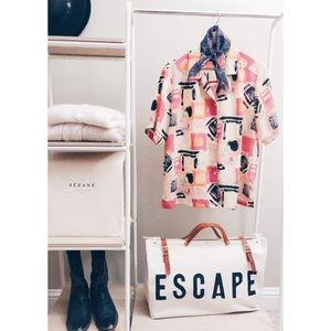 Vintage | Printed Button Down Top